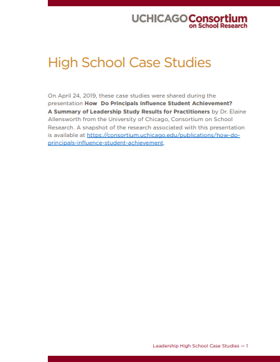 business case study for high school students
